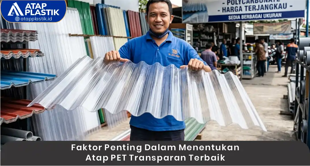 03 Faktor Penting dalam Menentukan Atap PET Transparan Terbaik