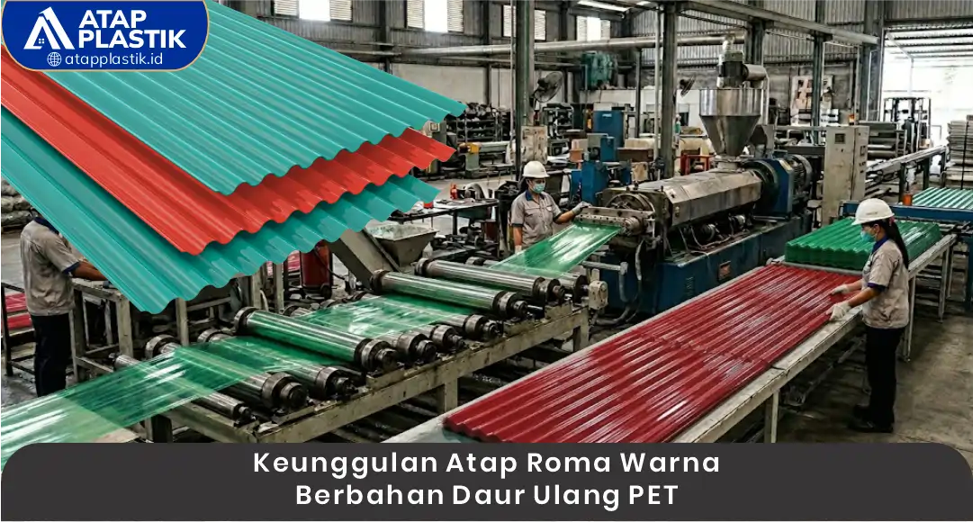 03 Keunggulan Atap Roma Warna Berbahan Daur Ulang PET