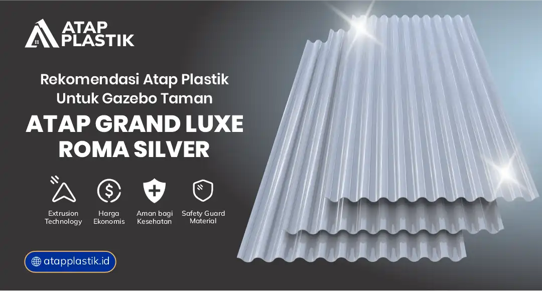 04 Rekomendasi Atap Plastik untuk Gazebo Taman