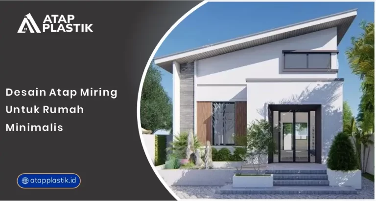 01 Desain Atap Miring untuk Rumah Minimalis