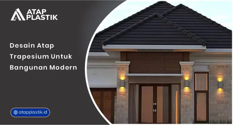 01 Desain Atap Trapesium untuk Bangunan Modern