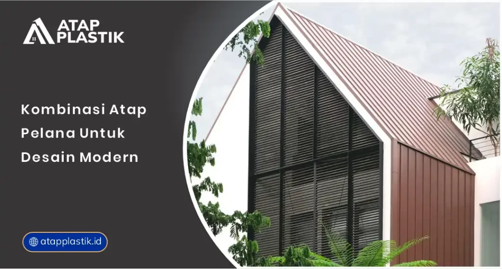 01 Kombinasi Atap Pelana untuk Desain Modern