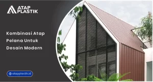 01 Kombinasi Atap Pelana untuk Desain Modern