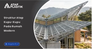 01 Struktur Atap Kupu Kupu pada Rumah Modern