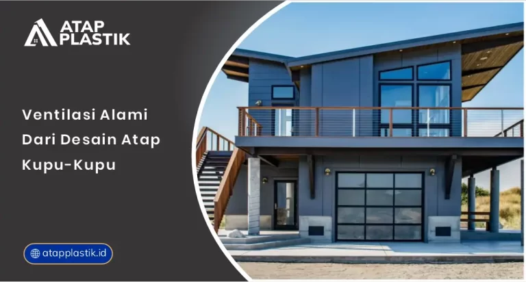 Ventilasi Alami dari Desain Atap Kupu Kupu
