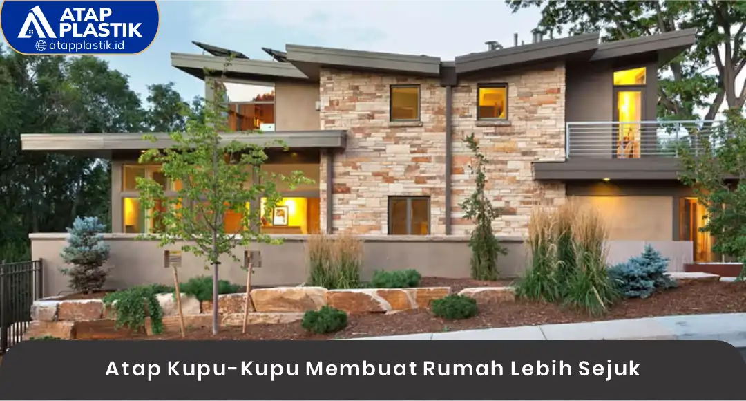 02 Atap Kupu-Kupu Membuat Rumah Lebih Sejuk