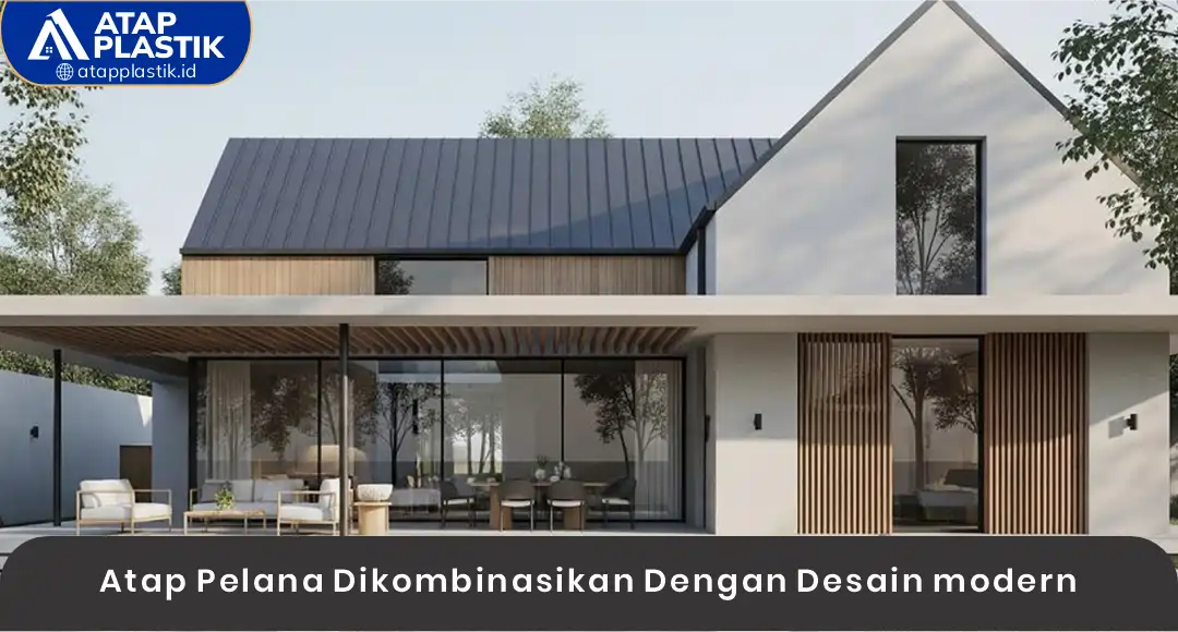 02 Atap Pelana Dikombinasikan dengan Desain Modern