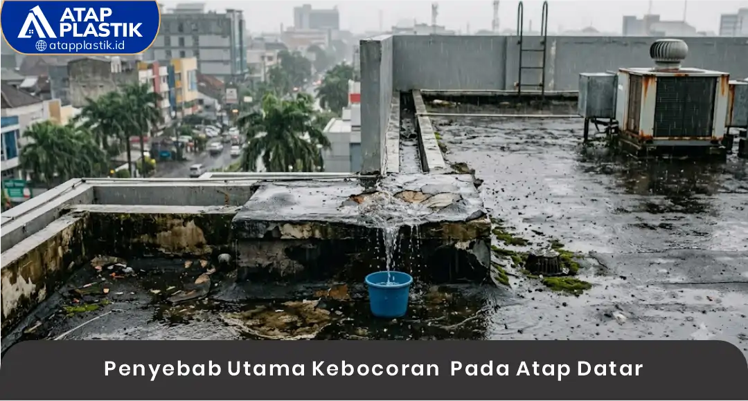 02 Penyebab Utama Kebocoran pada Atap Datar