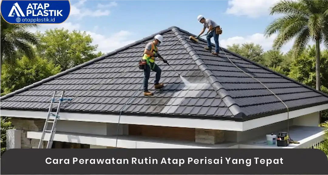 03 Cara Perawatan Rutin Atap Perisai Yang Tepat