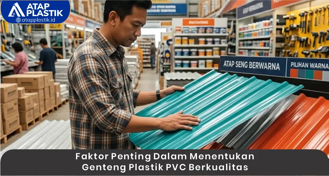03 Faktor Penting dalam Menentukan Genteng Plastik PVC Berkualitas
