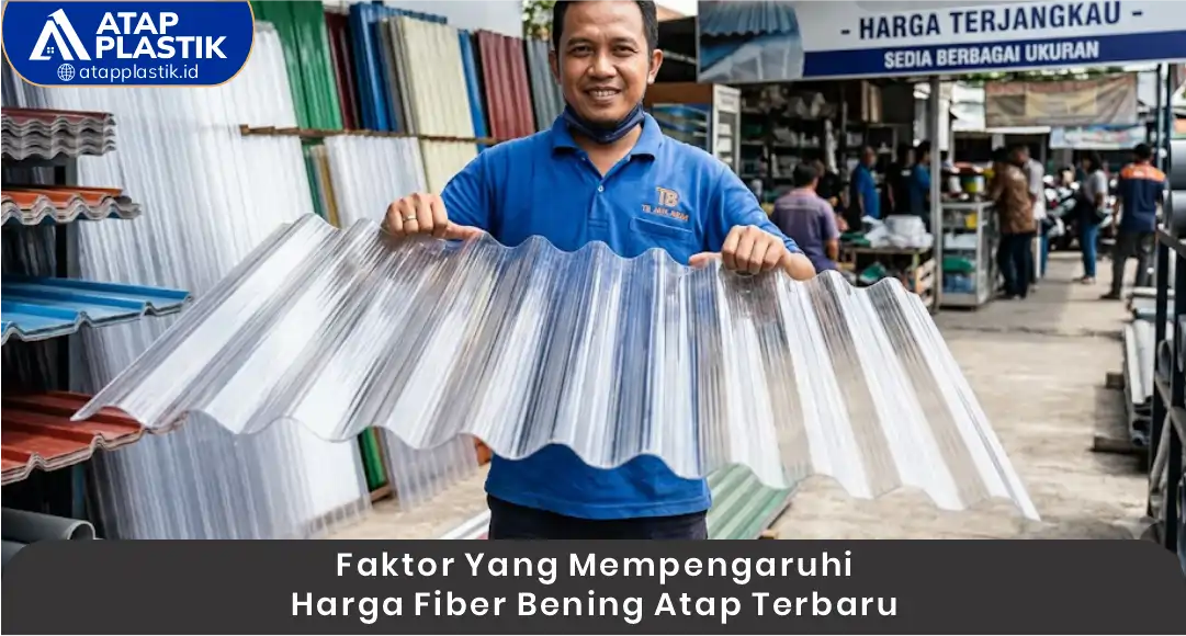 03 Faktor yang Mempengaruhi Harga Fiber Bening Atap Terbaru