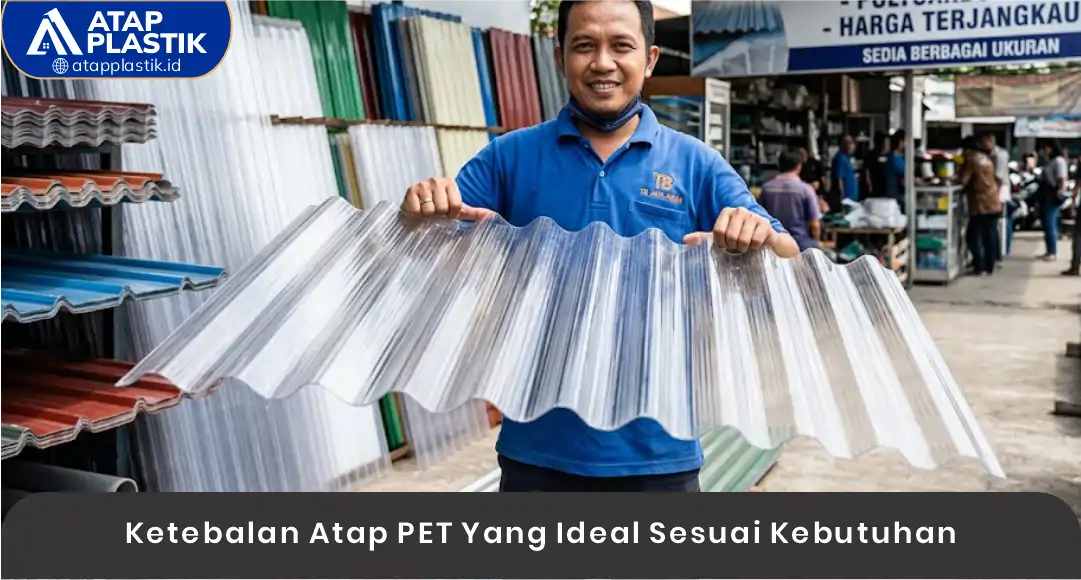 03 Ketebalan Atap PET Yang Ideal Sesuai Kebutuhan