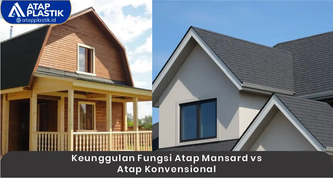 Keunggulan Fungsi Atap Mansard vs Atap Konvensional