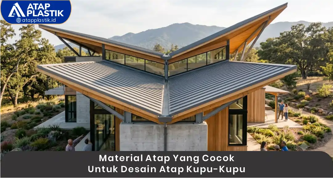 03 Material Atap yang Cocok untuk Desain Atap Kupu-Kupu