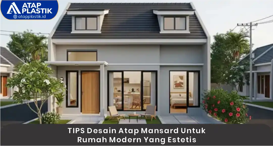 03 Tips Desain Atap Mansard untuk Rumah Modern yang Estetis