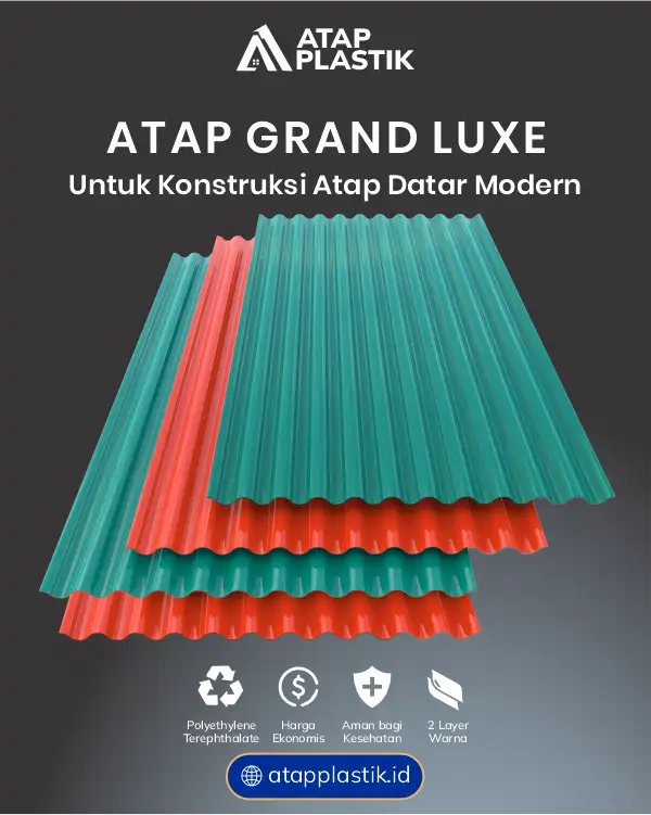 04 Atap Grand Luxe untuk Konstruksi Atap Datar Modern