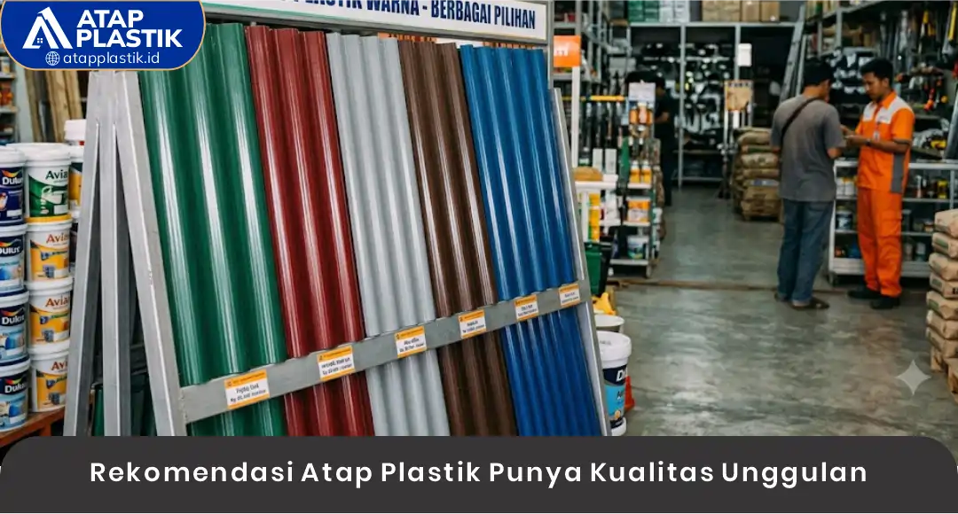 04 Rekomendasi Atap Plastik Punya Kualitas Unggulan