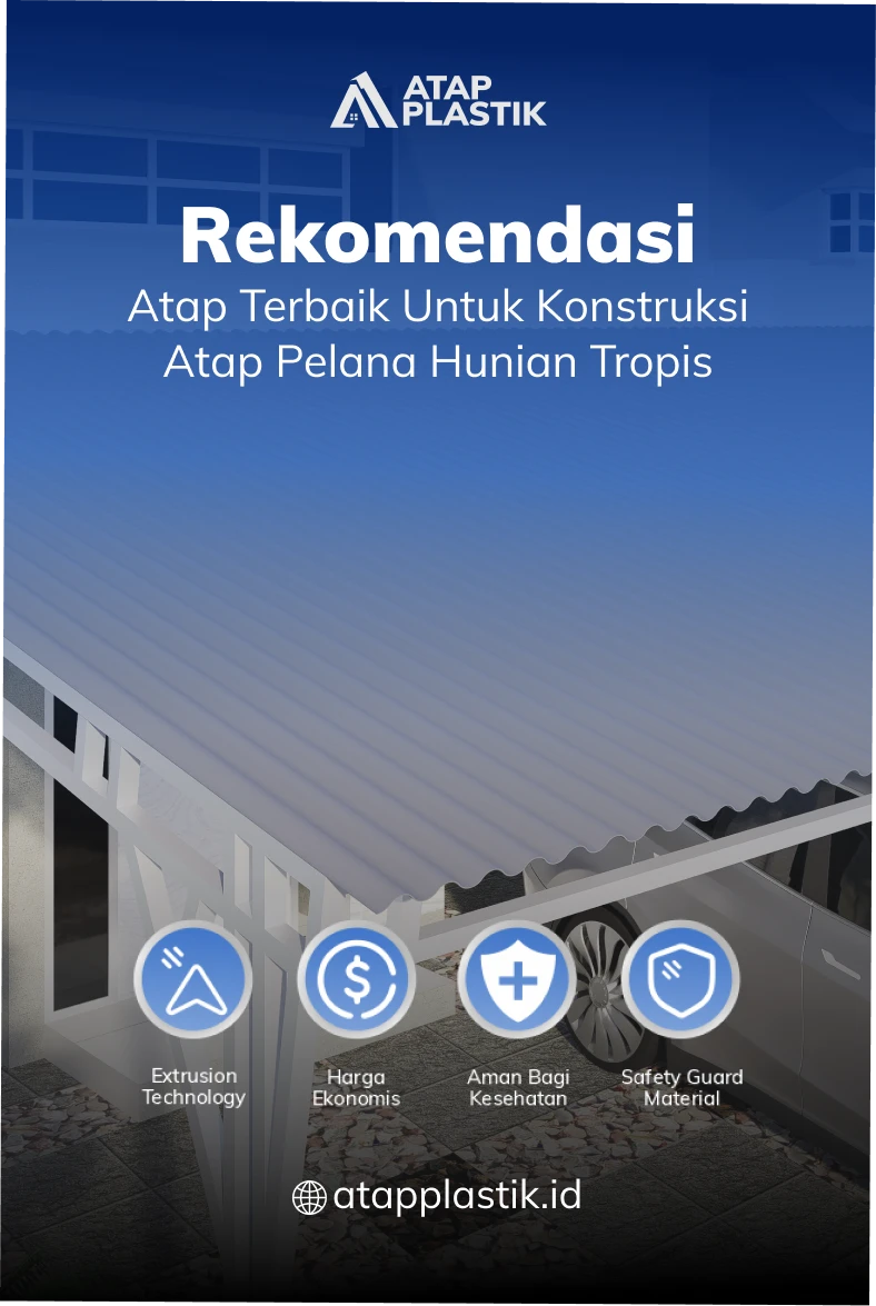Rekomendasi Atap Terbaik untuk Konstruksi Atap Pelana Hunian Tropis
