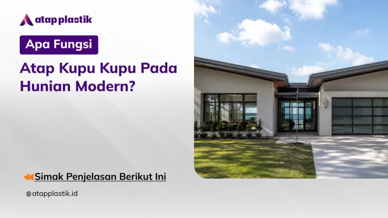 Apa Fungsi Atap Kupu Kupu pada Hunian Modern?
