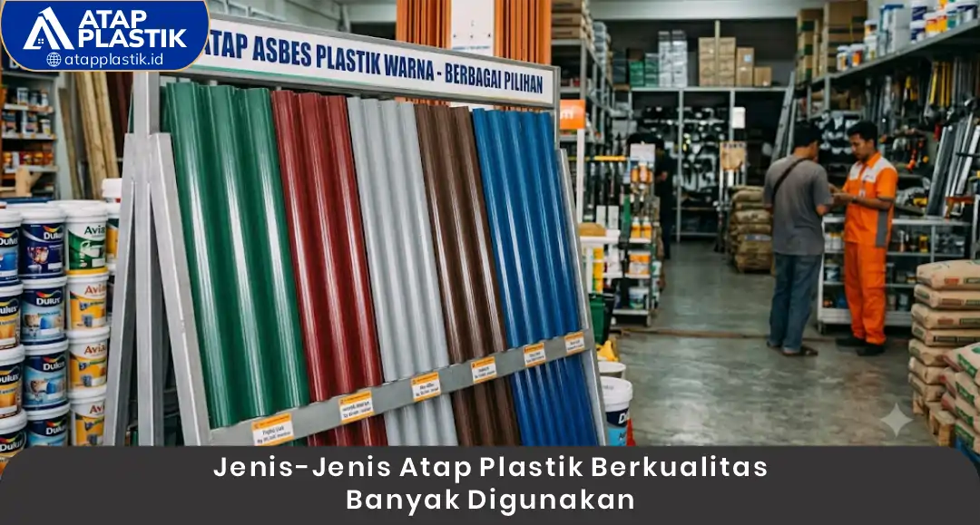 02 Jenis-Jenis Atap Plastik Berkualitas Banyak Digunakan