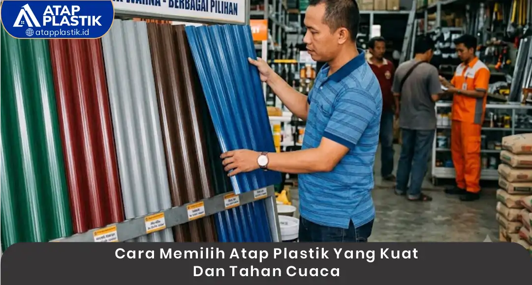 03 Cara Memilih Atap Plastik yang Kuat dan Tahan Cuaca
