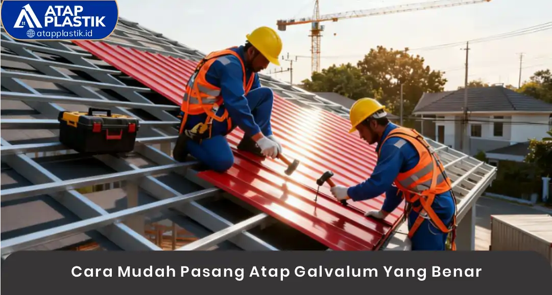 03 Cara Mudah Pasang Atap Galvalum Yang Benar