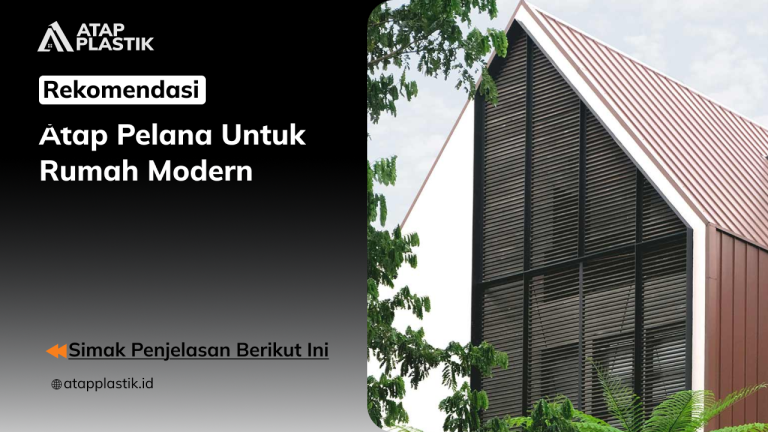 Rekomendasi Atap Pelana untuk Rumah Modern