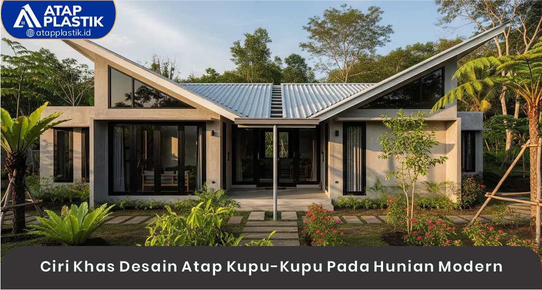 03 Ciri Khas Desain Atap Kupu-Kupu pada Hunian Modern