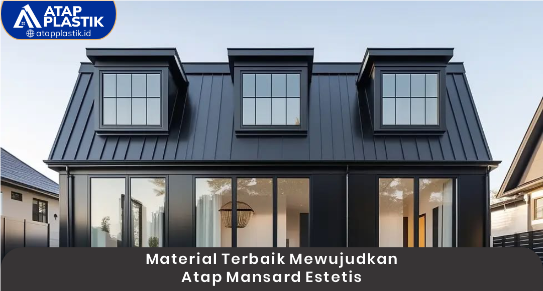 03 Material Terbaik Mewujudkan Atap Mansard Estetis