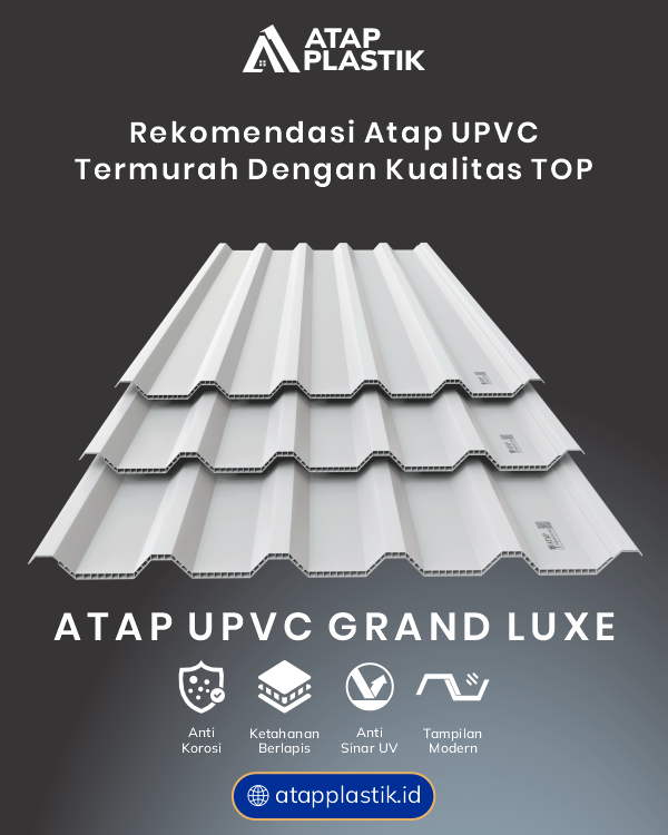 03 Rekomendasi Atap uPVC Termurah dengan Kualitas Top