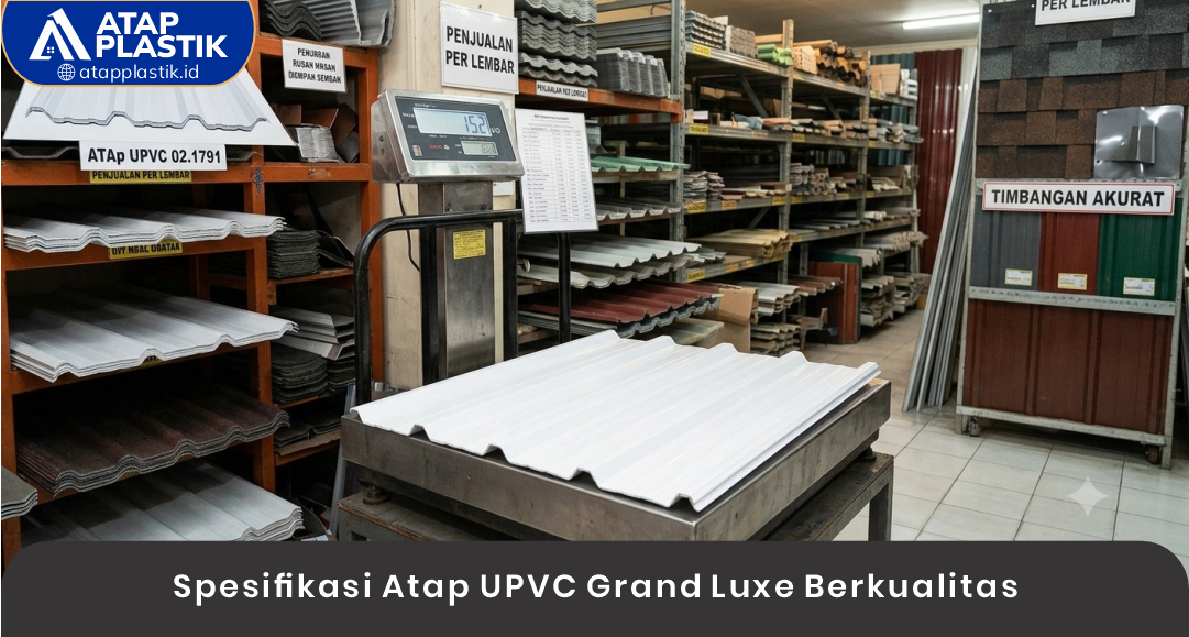 03 Spesifikasi Atap UPVC Grand Luxe Berkualitas