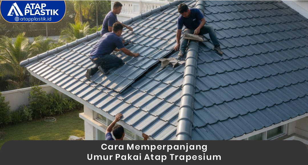 04 Cara Memperpanjang Umur Pakai Atap Trapesium