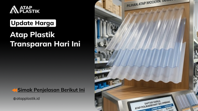 Update Harga Atap Plastik Transparan Hari Ini