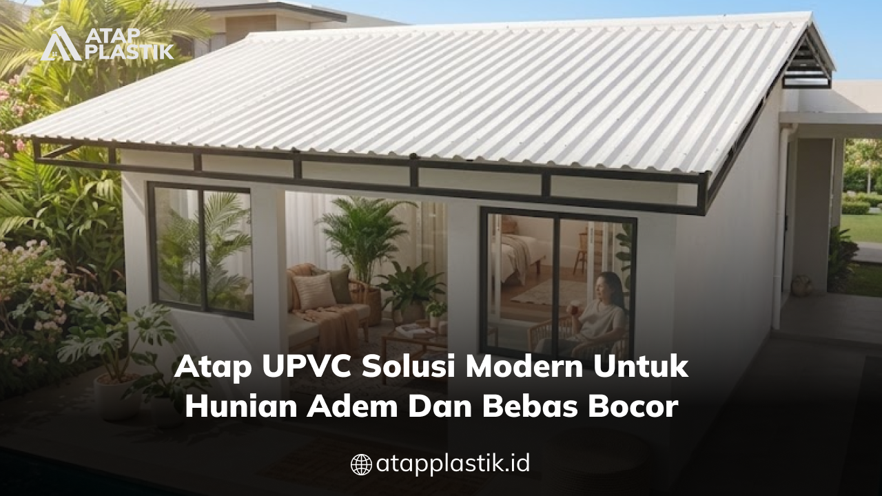 02 Atap UPVC Solusi Modern untuk Hunian Adem dan Bebas Bocor
