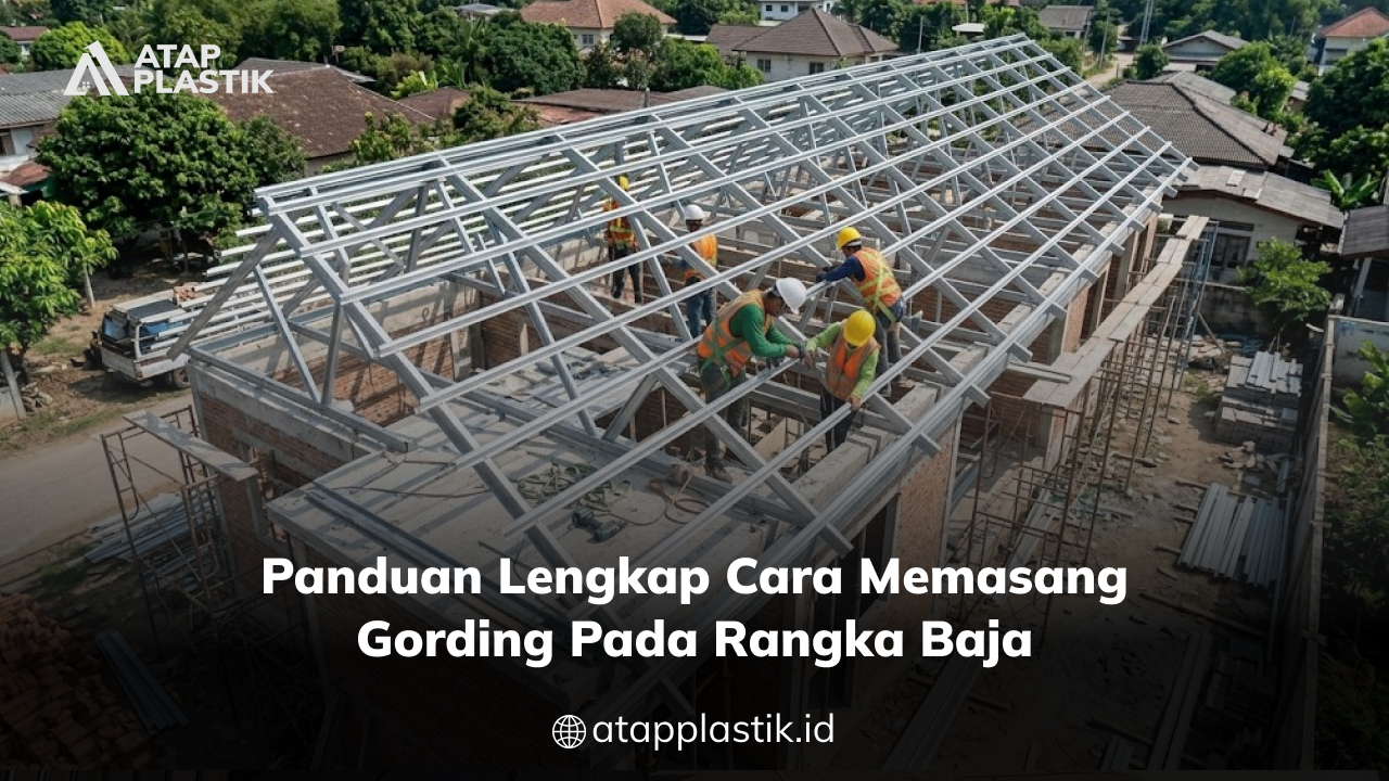 02 Panduan Lengkap Cara Memasang Gording pada Rangka Baja