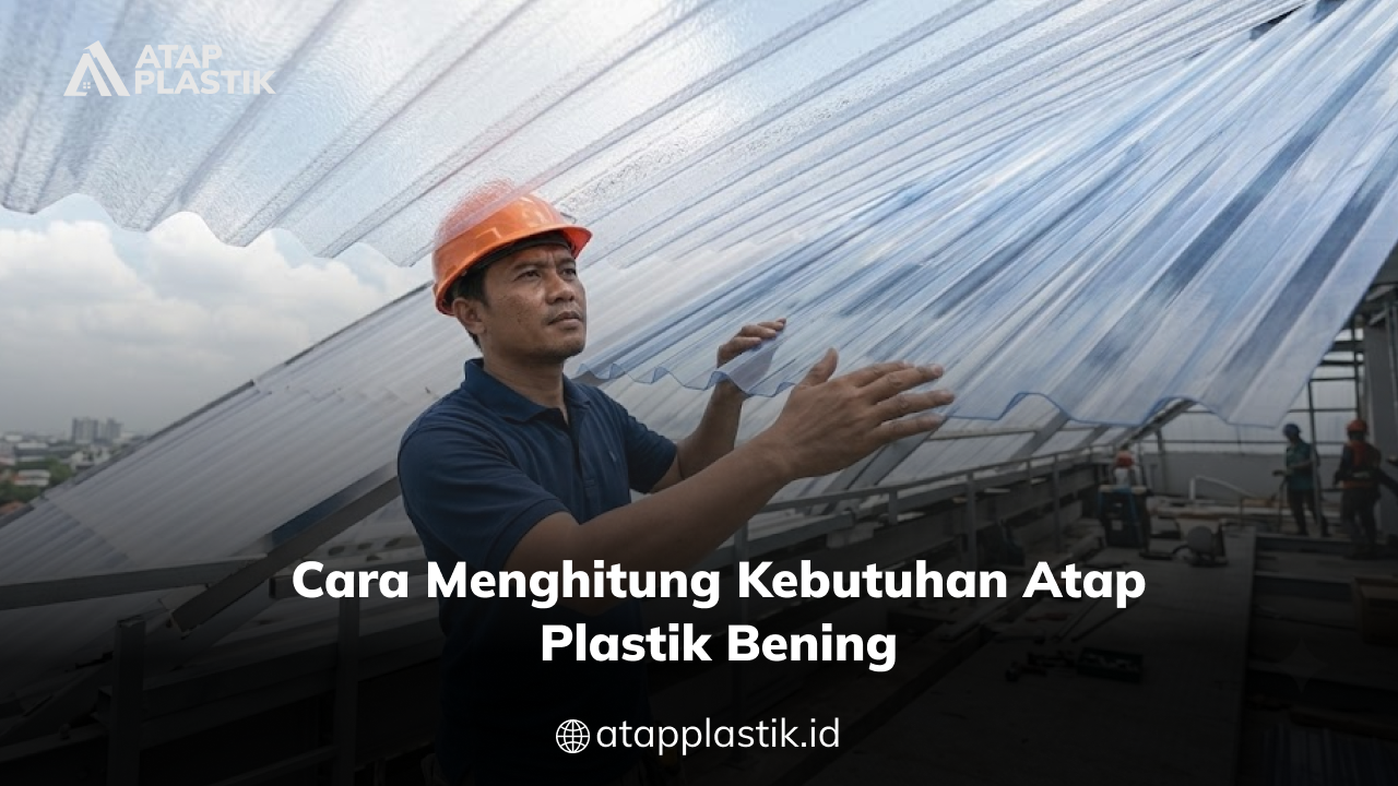 03 Cara Menghitung Kebutuhan Atap Plastik Bening