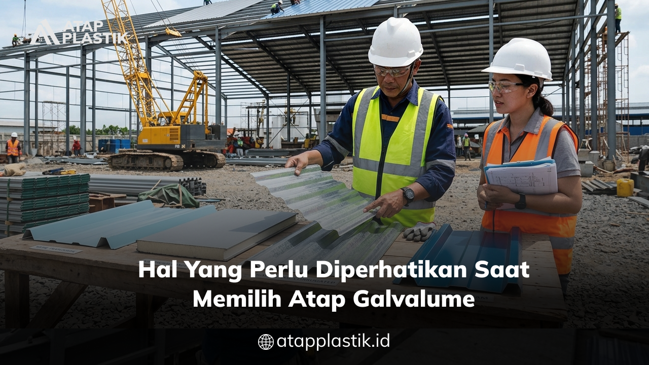 03 Hal yang Perlu Diperhatikan Saat Memilih Atap Galvalume