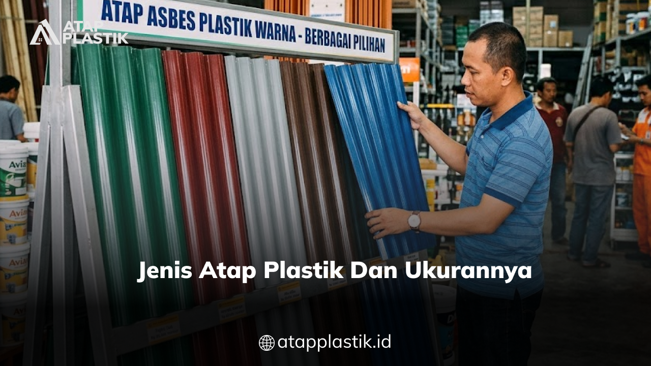 03 Jenis Atap Plastik dan Ukurannya