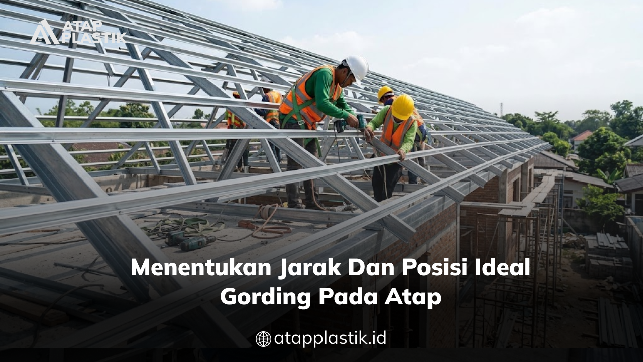 03 Menentukan Jarak dan Posisi Ideal Gording pada Atap