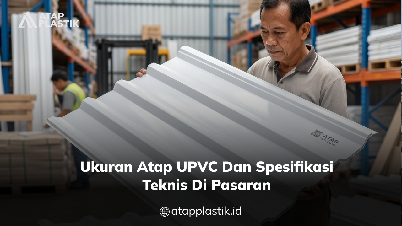 03 Ukuran Atap UPVC dan Spesifikasi Teknis di Pasaran