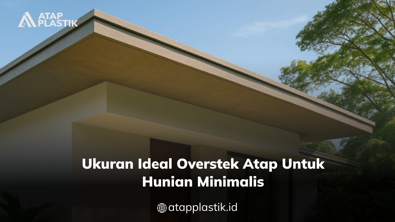 03 Ukuran Ideal Overstek Atap untuk Hunian Minimalis