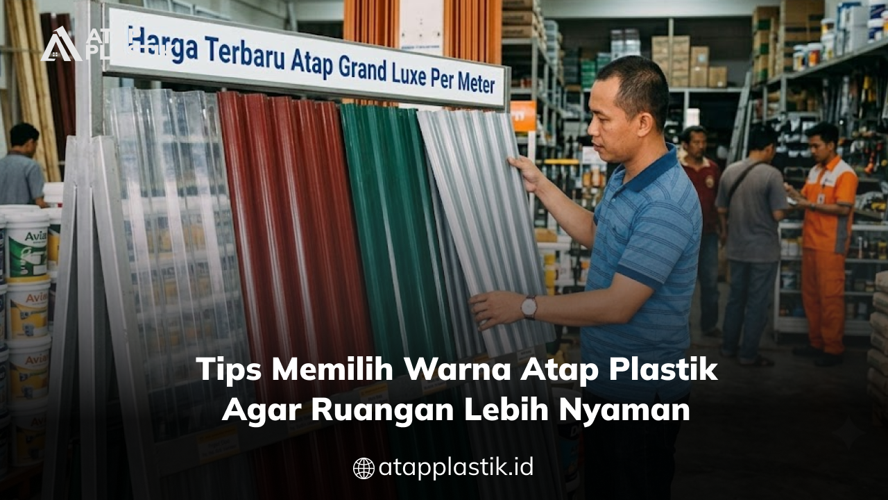 04 Tips Memilih Warna Atap Plastik agar Ruangan Lebih Nyaman